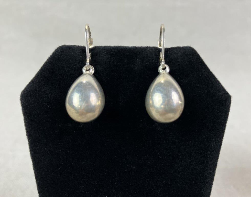 Two Pairs of Sterling Silver Earrings - 2