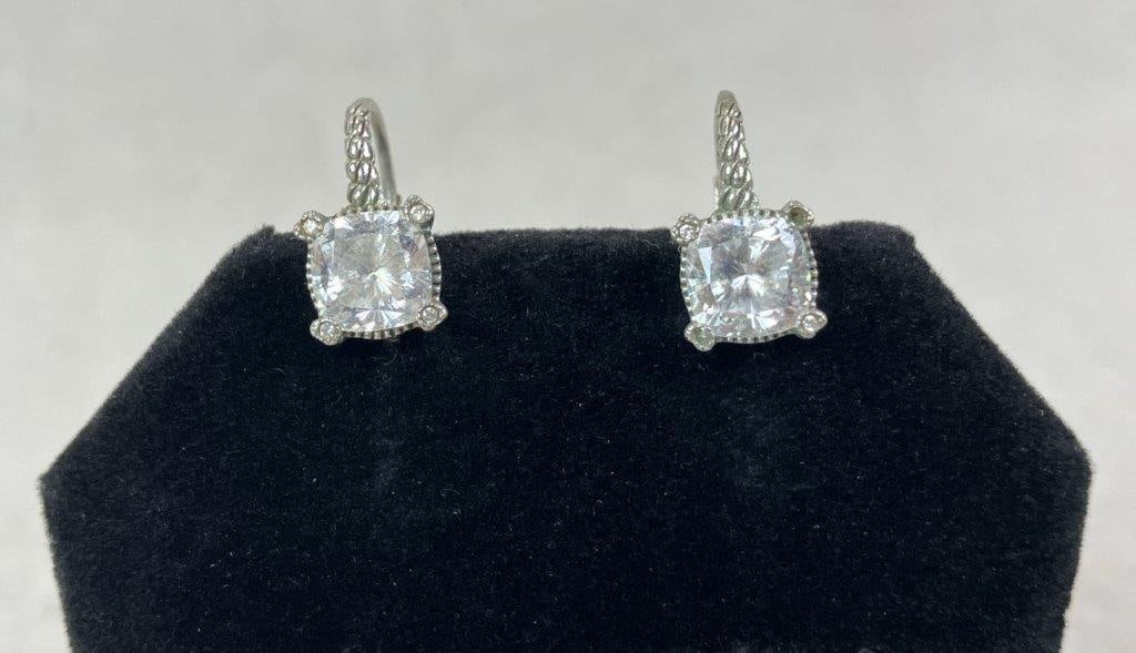 Two Pairs of Sterling Silver Earrings - 4