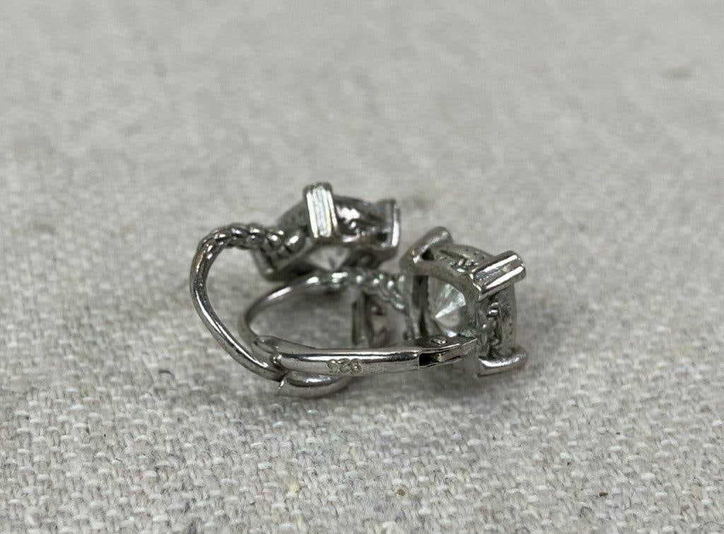 Two Pairs of Sterling Silver Earrings - 5