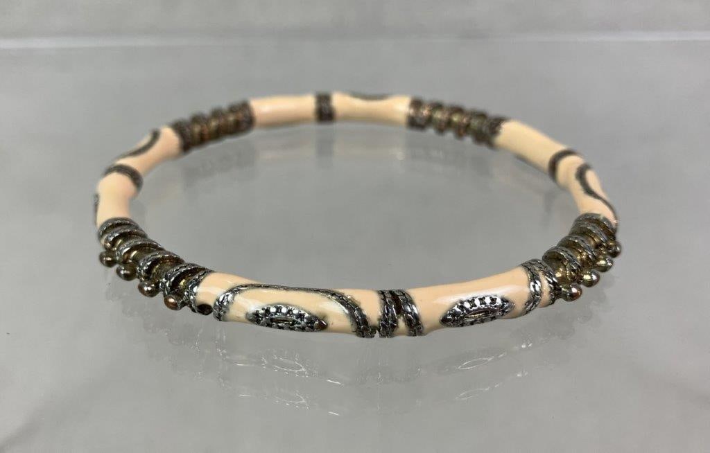 Eight Southwestern-Style Bracelets - 4