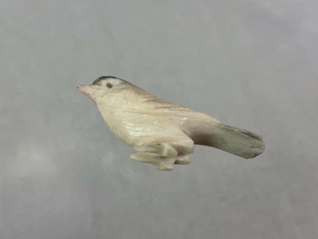 Carved Bone Bird Figure - 2