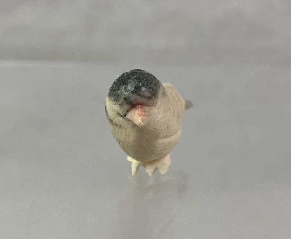 Carved Bone Bird Figure - 5