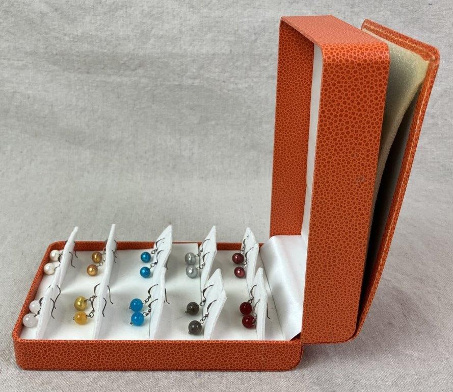 Collection of Pearl and Bead Earrings - 3