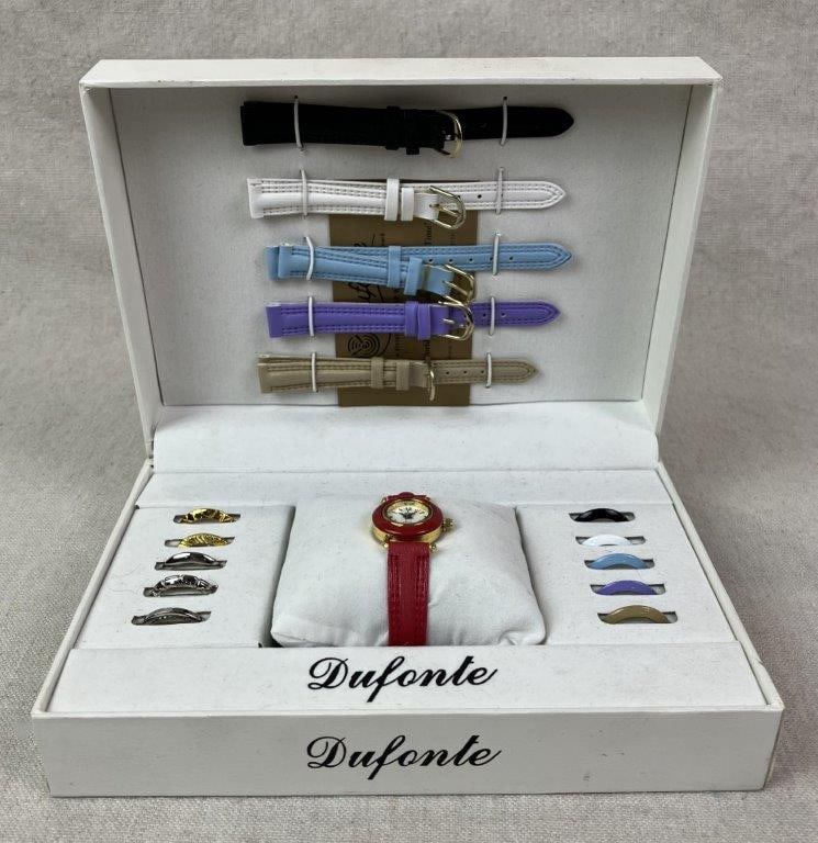 Dufonte by Lucien Piccard Women’s Interchangeable Watch Set - 2