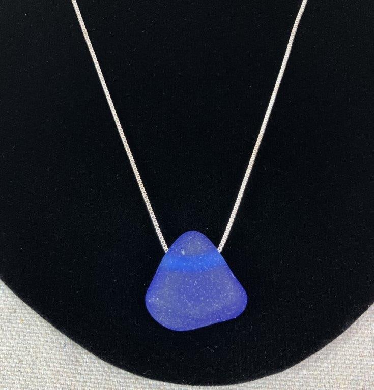Sea Glass Pendant Necklace - 2