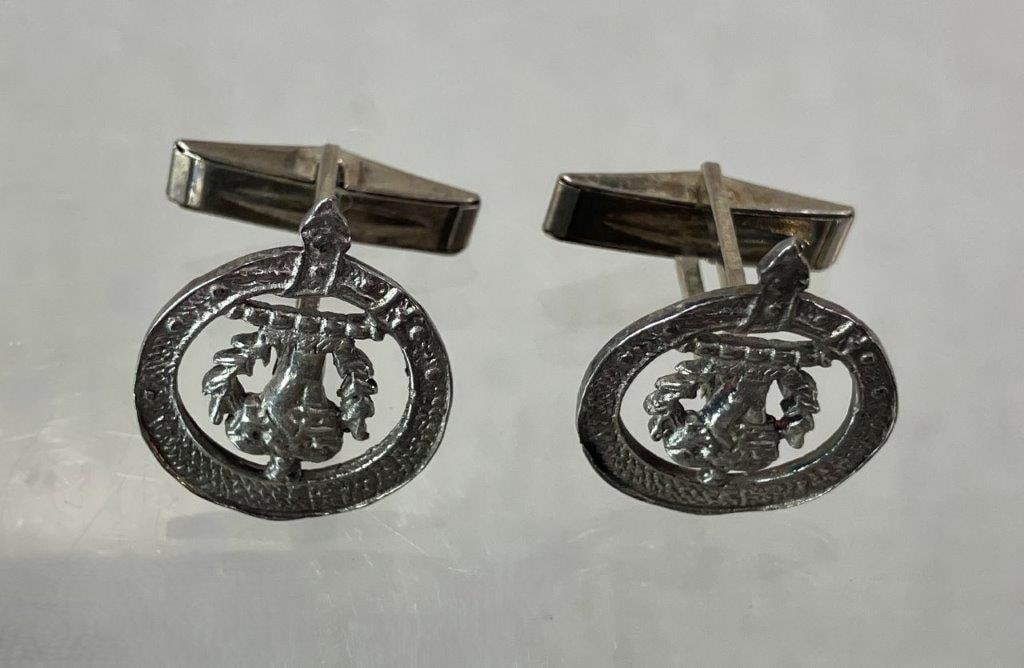 Sterling Silver Scottish Clan Crest Cufflinks - 2