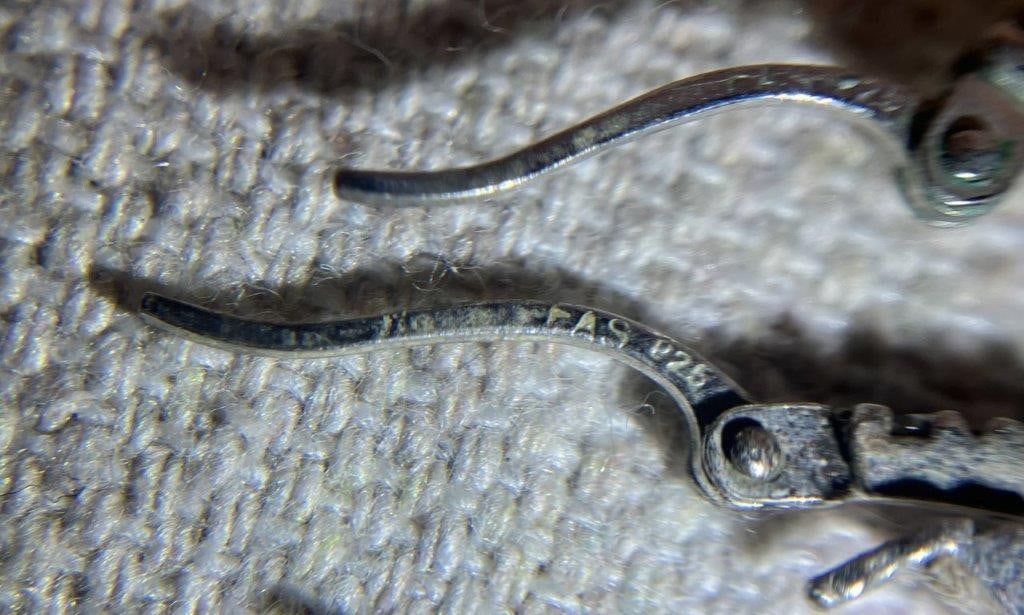 Three Pairs of Sterling Silver Earrings - 3