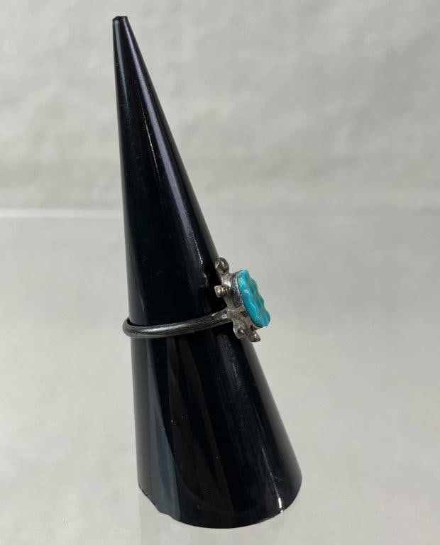 Handmade Sterling Silver Turtle Ring - 3