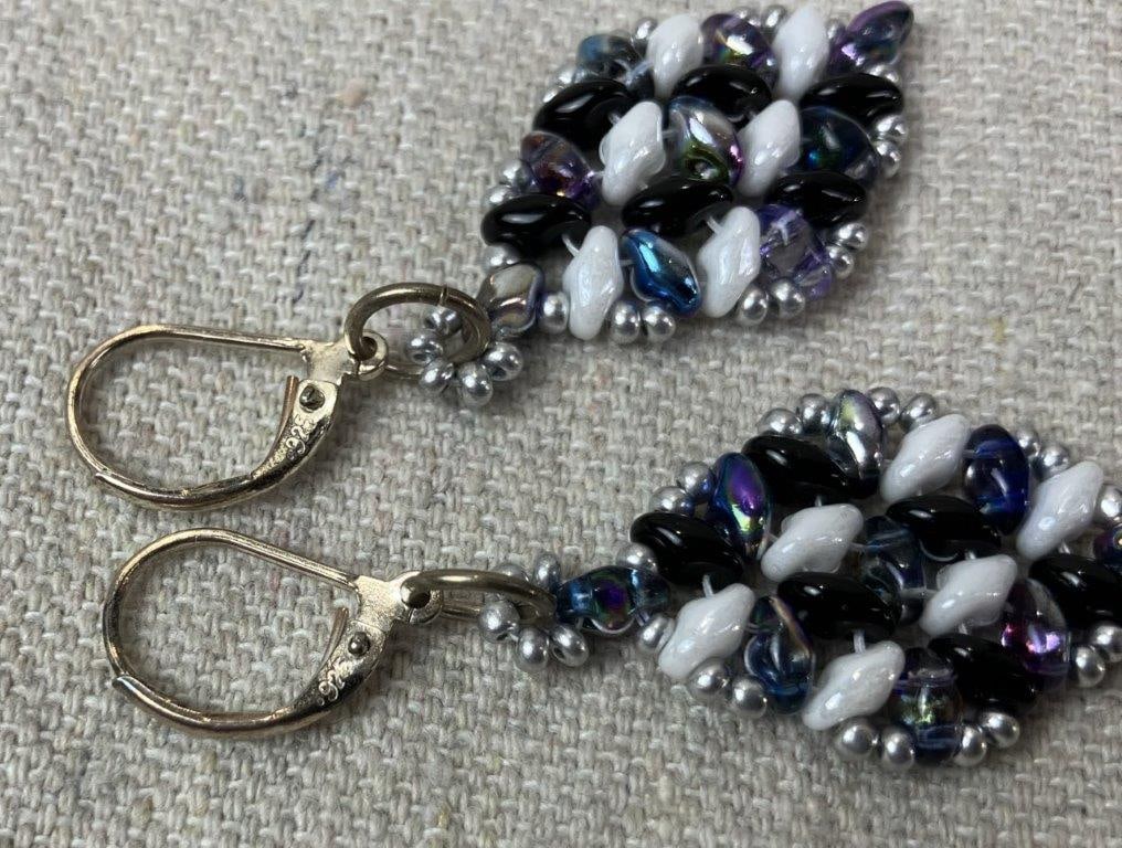 Three Pairs of Sterling Silver Dangle Earrings - 4