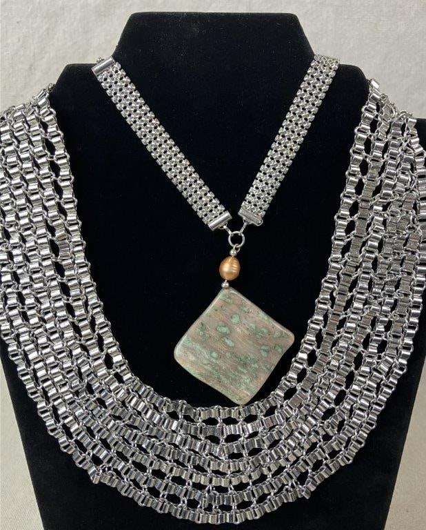 Silvertone Statement Jewelry Assortment - 2