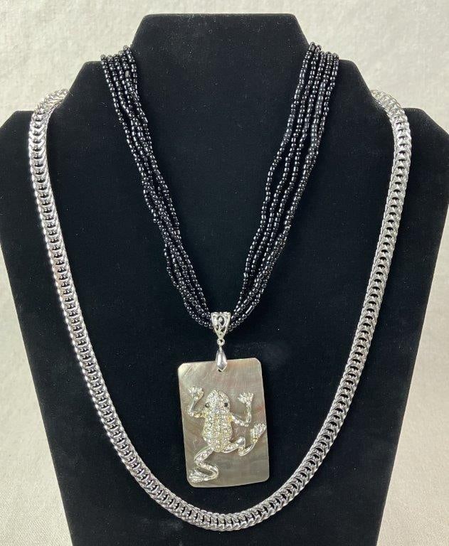 Silvertone Costume Jewelry Assortment - 2