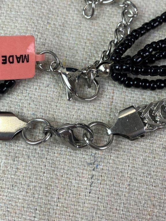 Silvertone Costume Jewelry Assortment - 3