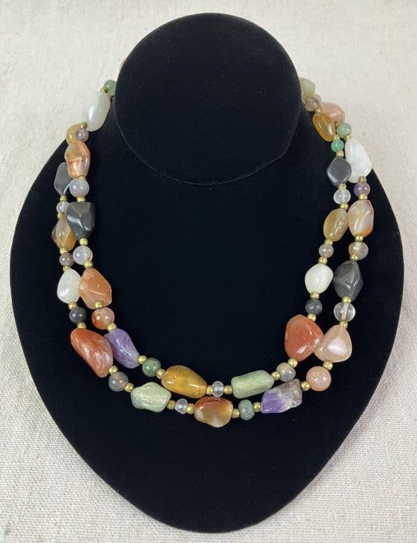 Vintage Beggar Bead Necklace (1 of 2)