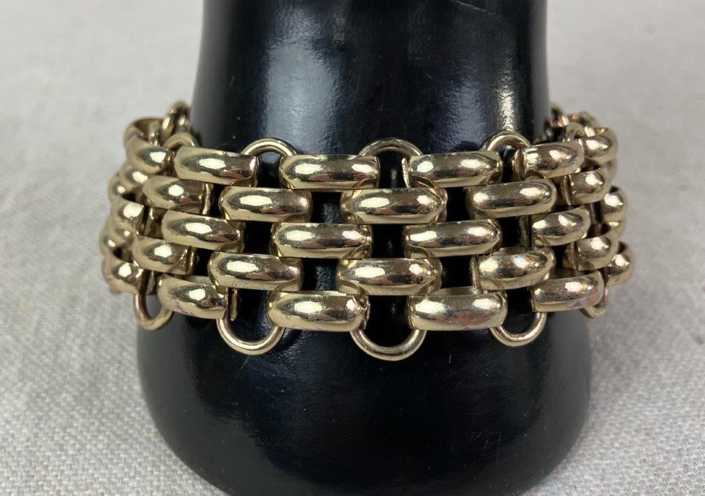 Goldtone Costume Jewelry Statement Assortment - 15