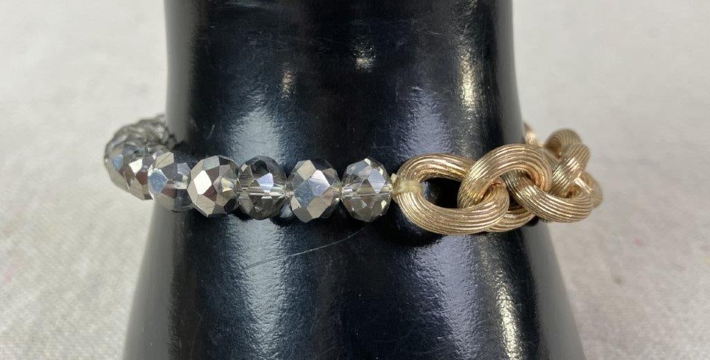 Goldtone Costume Jewelry Statement Assortment - 17