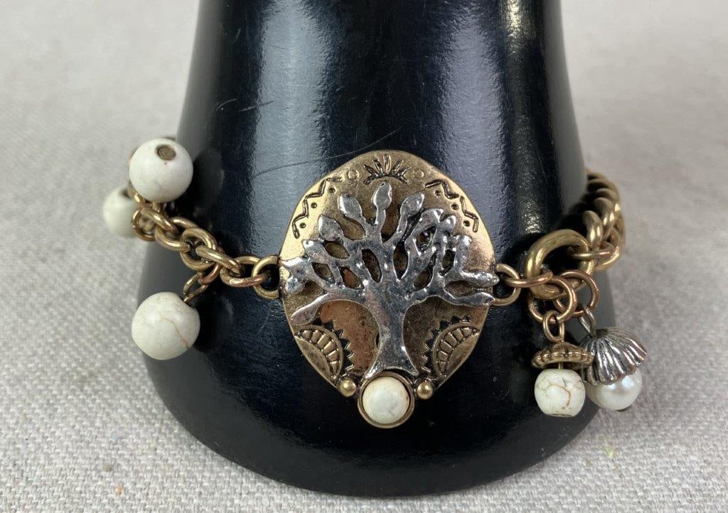 Seven Costume Jewelry Statement Bracelets - 10