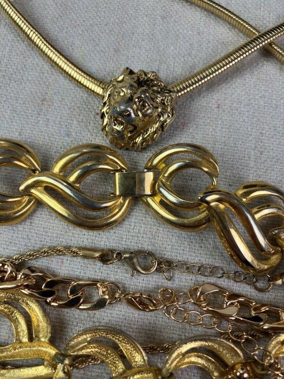 Goldtone Costume Jewelry Grouping - 3
