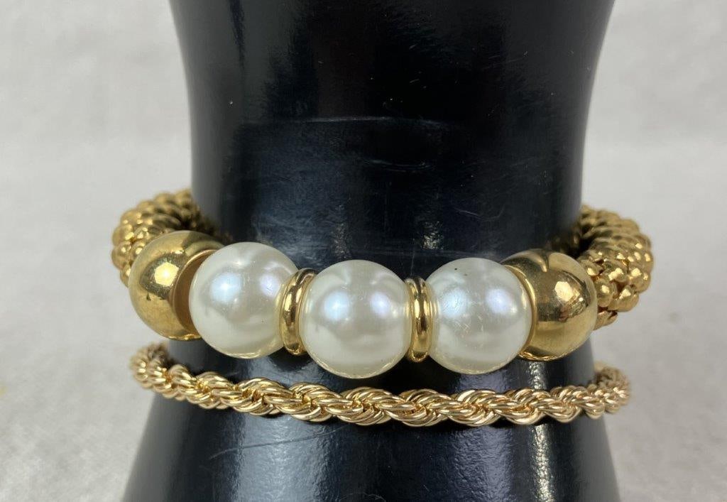 Goldtone Costume Jewelry Grouping - 4