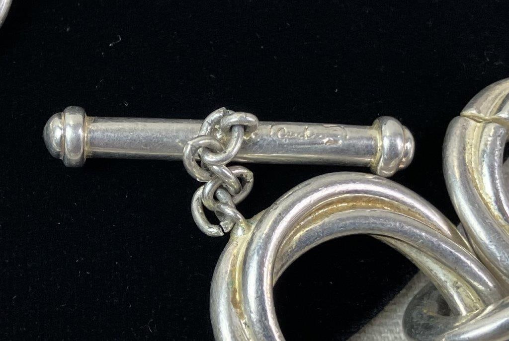 Silvertone Statement Necklace - 3