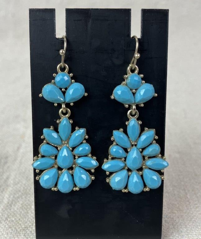 Costume Beaded Necklaces with Turquoise-Tone Accents - 11