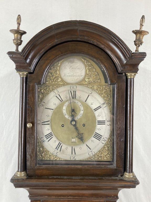 Fine George III Tall Case Clock, John Calver, Woodbridge, Suffolk, England, circa 1750 - 2