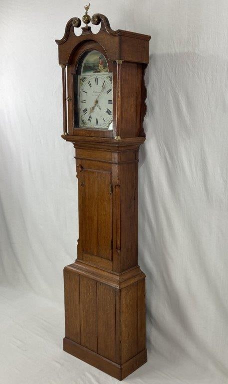Welsh Oak Tall Case Clock, Henry Evans, Llangadock, 19th Century - 10