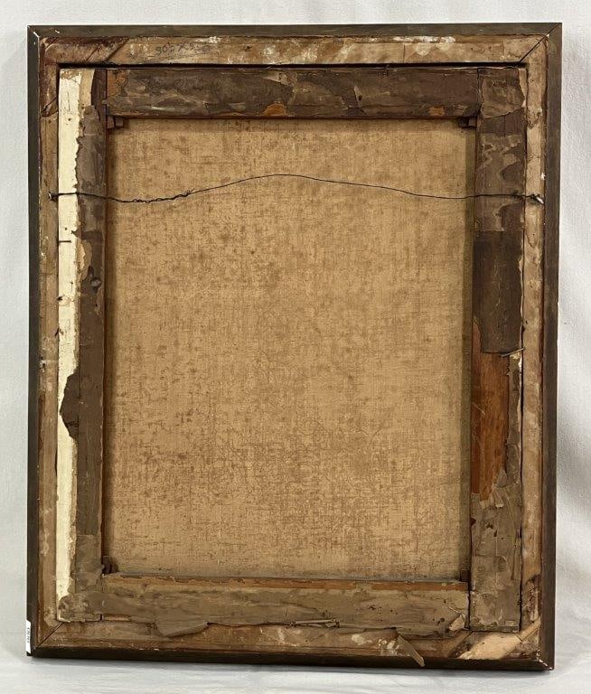 American School Portrait of a Woman Oil Painting,1840s - 13