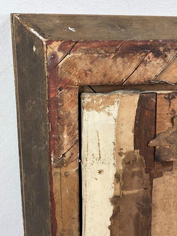 American School Portrait of a Woman Oil Painting,1840s - 14