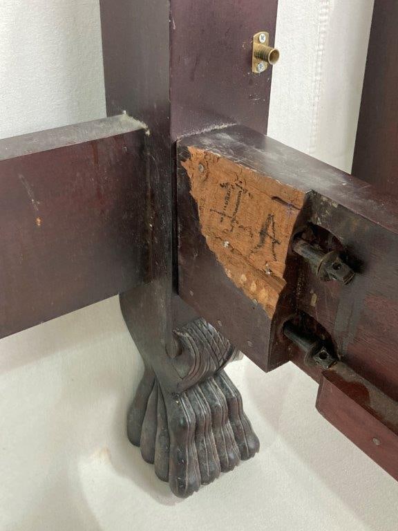 Pair of Heavily Carved Twin Poster Beds - 7