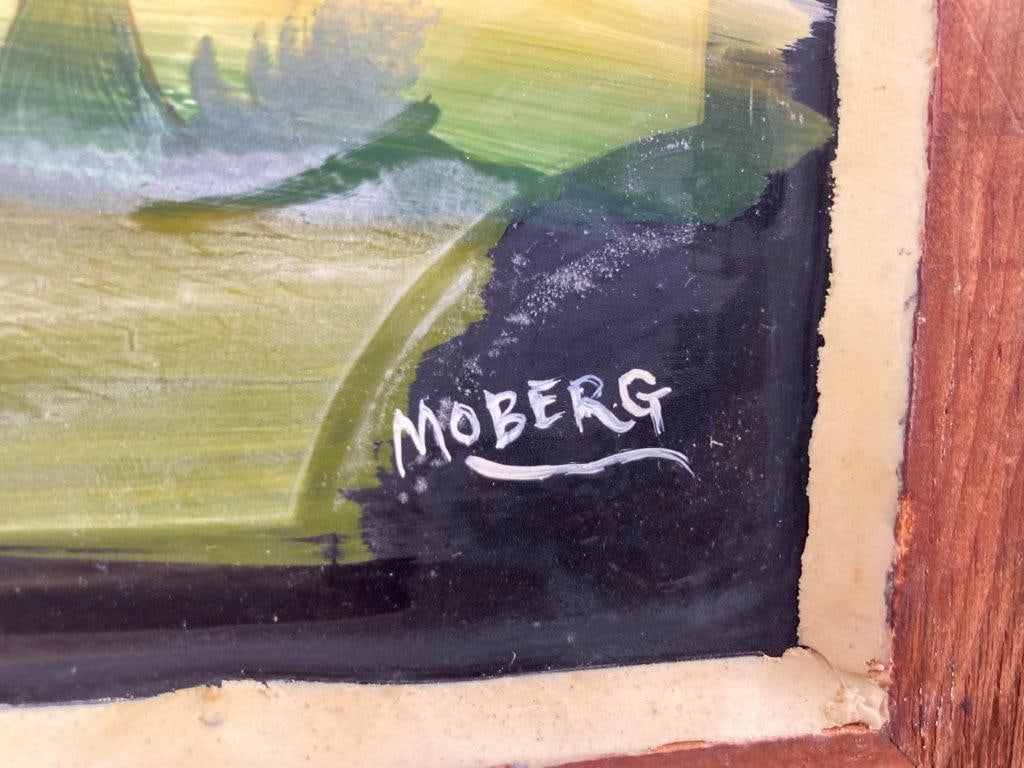 Forestville Verre Églomisé Mantle Clock, 19th Century, Connecticut - 6