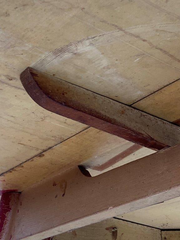 Country Painted Drop-Leaf Table - 5