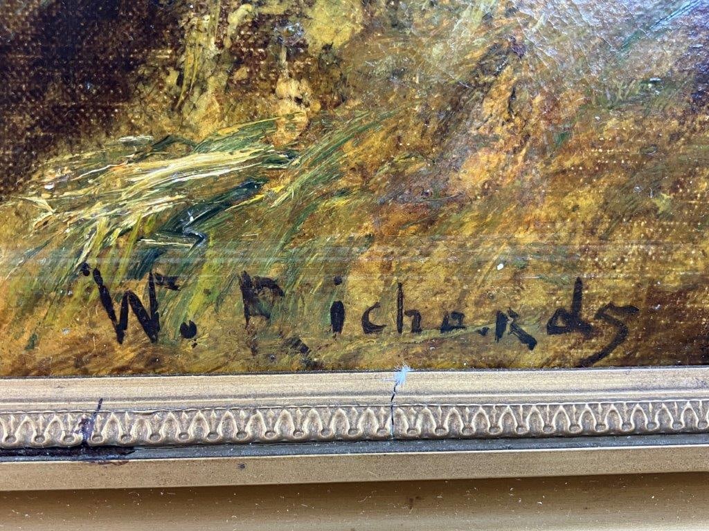 Francis E. Jamieson (W. Richards) Scottish Highland Landscape Oil Painting - 5