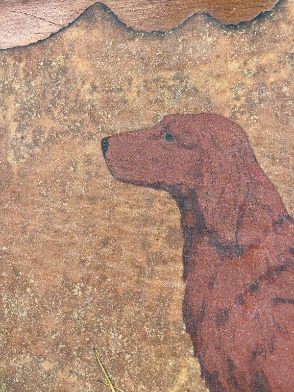 Folk Art Dog Painting - 4