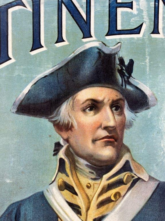 Continental Insurance Co. Minute Man Tin Sign - 3