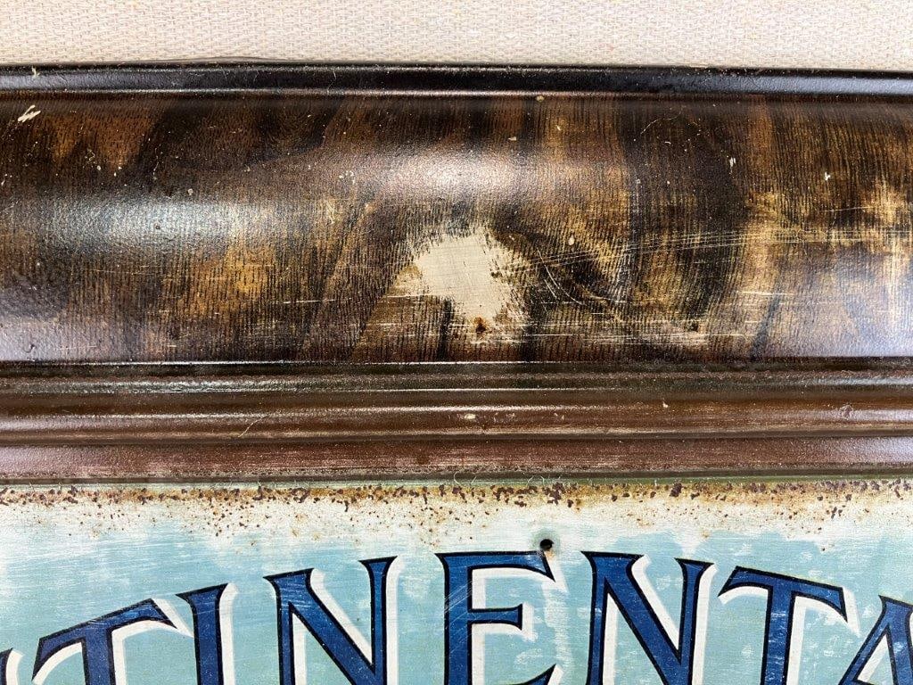 Continental Insurance Co. Minute Man Tin Sign - 5