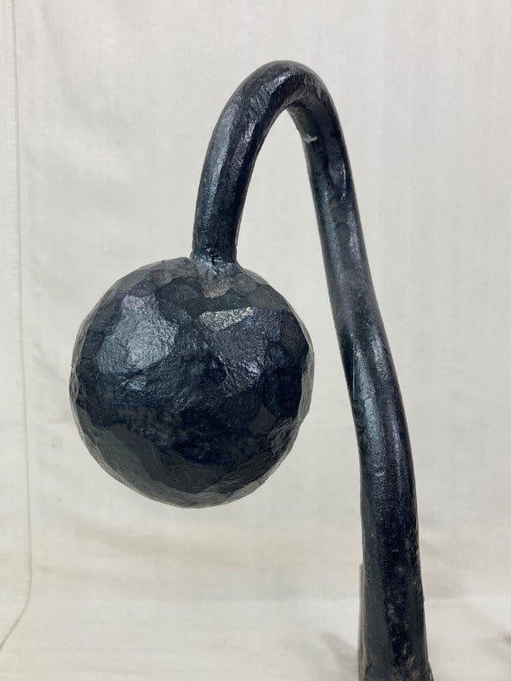 Arts and Crafts Ball and Chain Andirons - 2