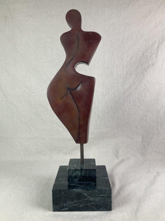 Amati Maiden Bronze Sculpture by Theo Sable - 5