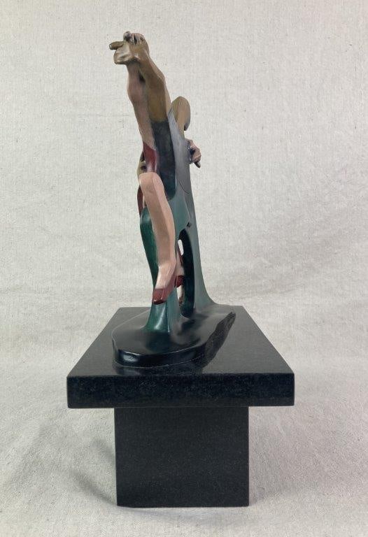 Bronze Tango Dancer Sculpture by Theo Sable - 5