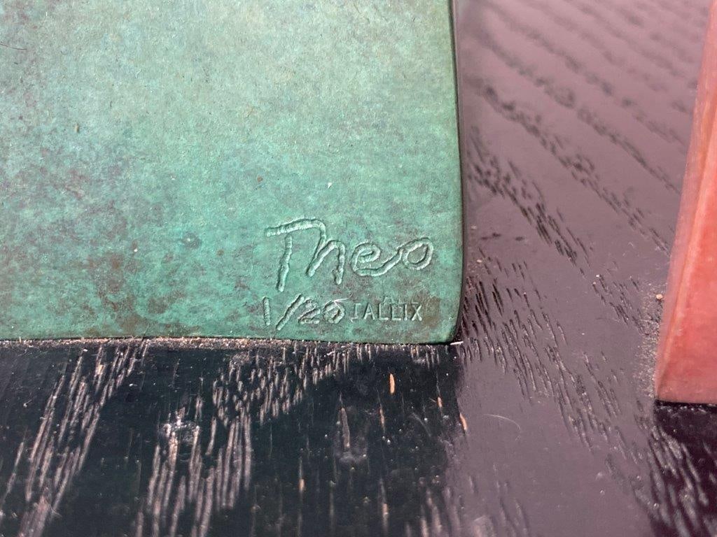 Bronze Abstract Sculpture by Theo Sable - 6