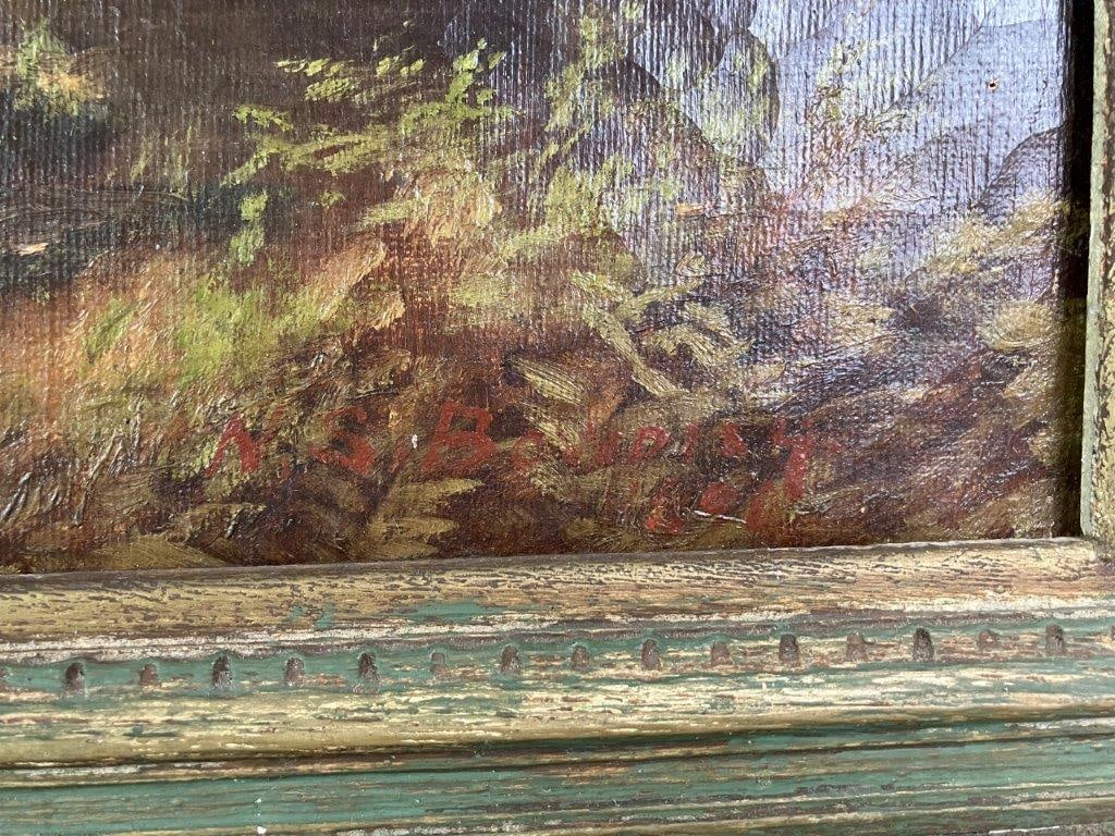 Nelson Bowdish Landscape Oil Painting, 19th Century - 3