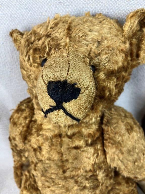 Pair of Early Jointed Teddy Bears - 2