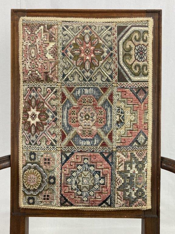 Pair of Walnut Barley Twist Armchairs - 6