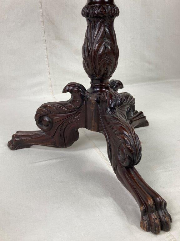 Carved 19th Century Center Table - 4