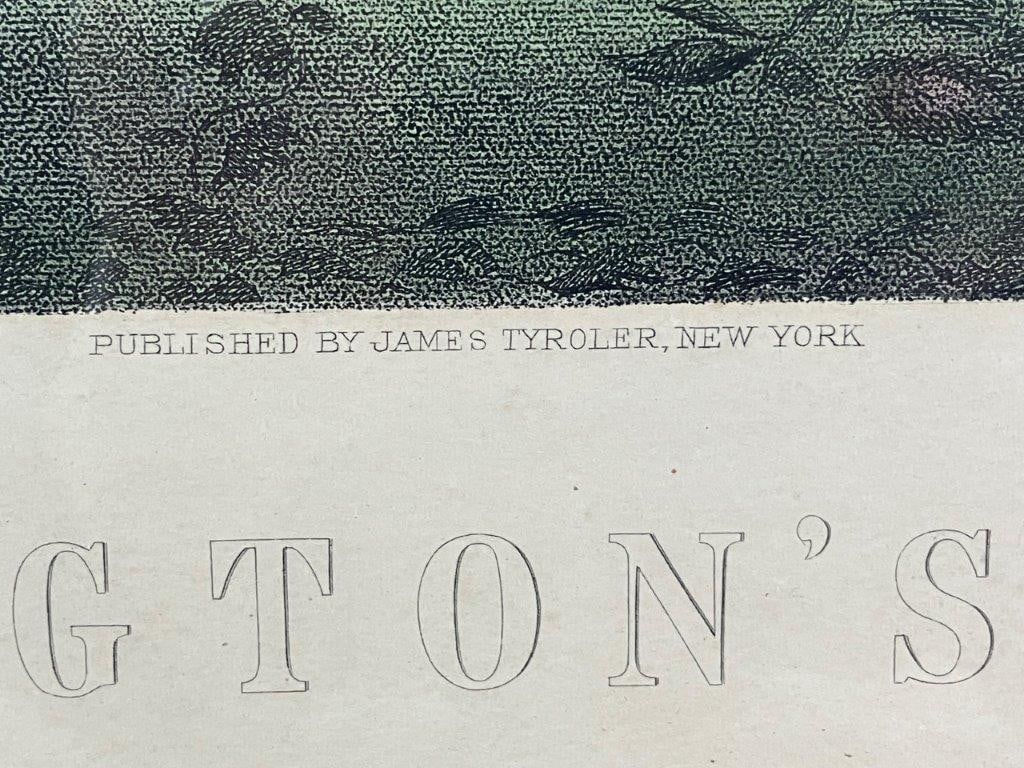 Lady Washington's Reception Day Hand Colored Lithograph - 5