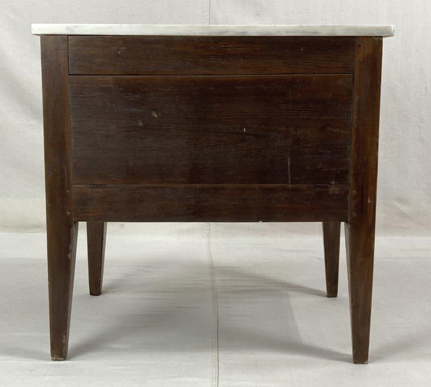 Country One-Drawer Stand with Marble Top - 5