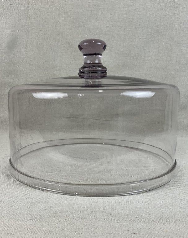 Early Glass Cake Dome - 4