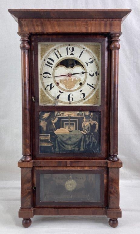 American Birge & Gilbert Triple Decker Mantle Clock (1 of 14)
