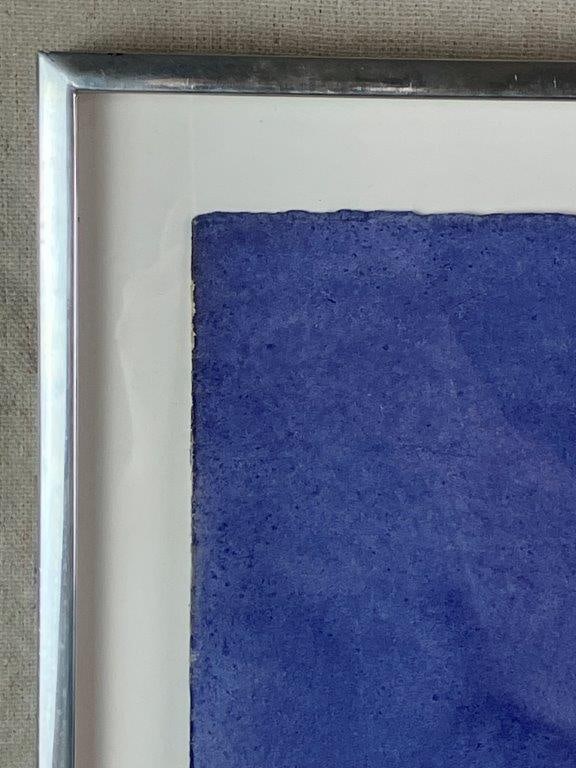 Egyptian Serigraph Print with Graphite Drawing, 1979 - 7