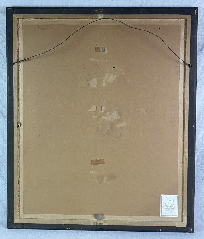 Two Rabbis with Torah, Pastel, 20th Century - 7