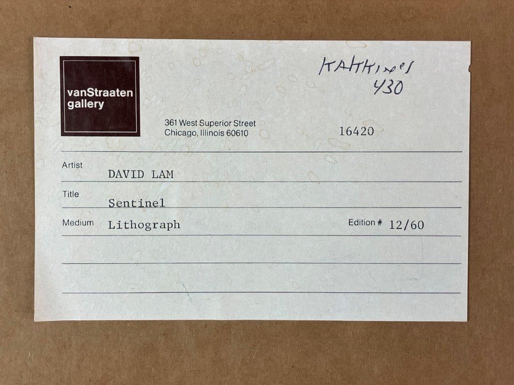 Abstract Mountain, Lithograph, David Lam - 12